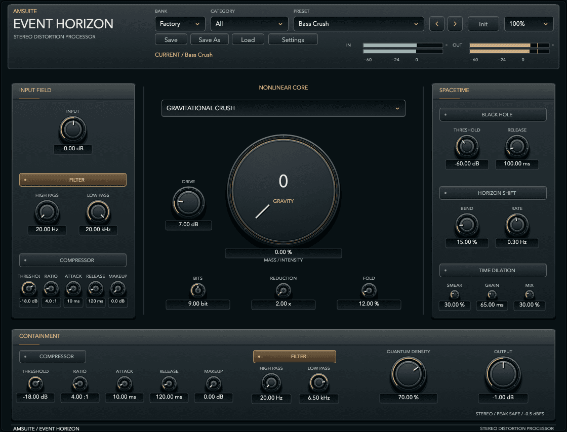 EVENT HORIZON native plugin interface