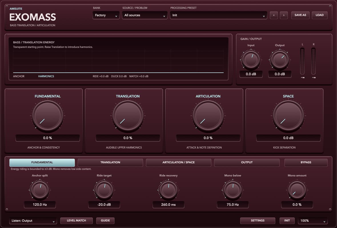 EXOMASS native plugin interface