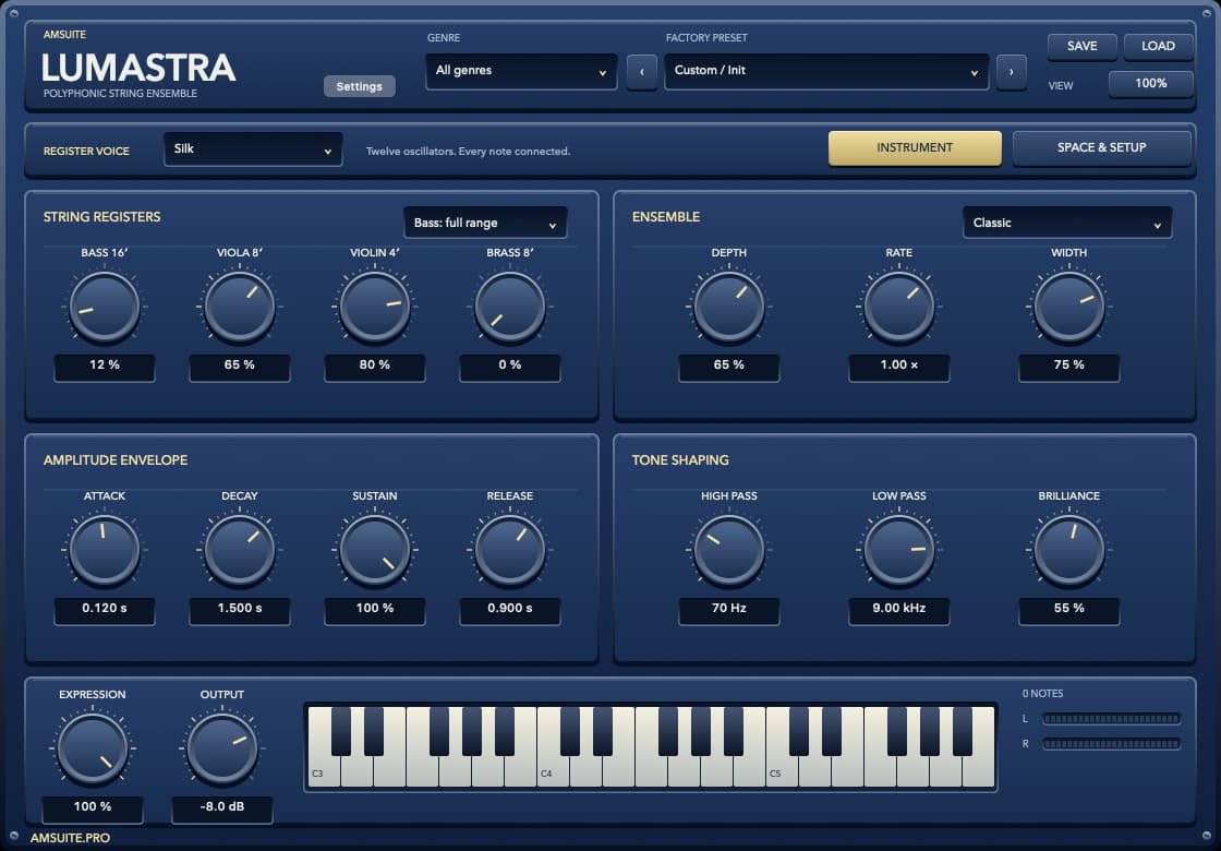 LUMASTRA native plugin interface