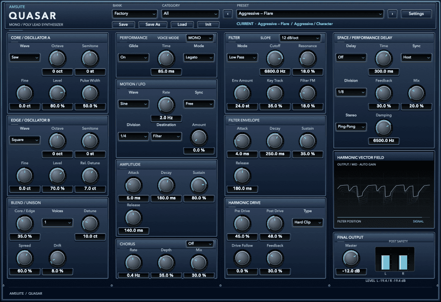 QUASAR native plugin interface