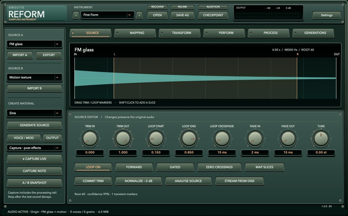 REFORM native plugin interface