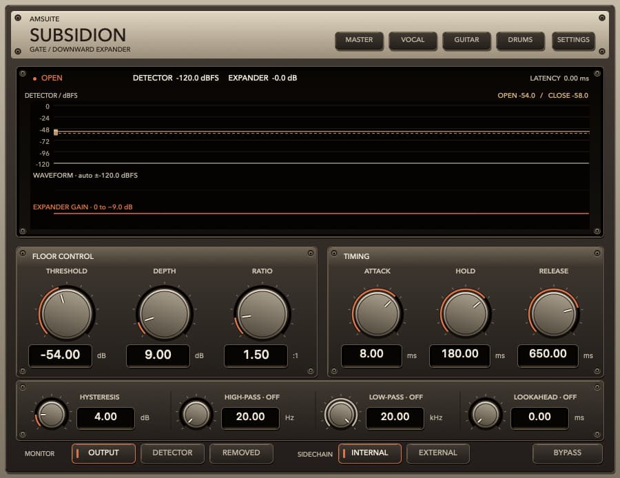 SUBSIDION native plugin interface